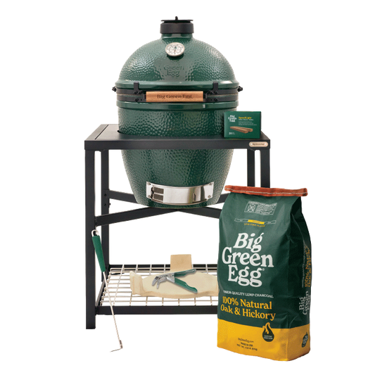 Big Green Egg Large Ceramic Kamado Grill in Modular Nest Package