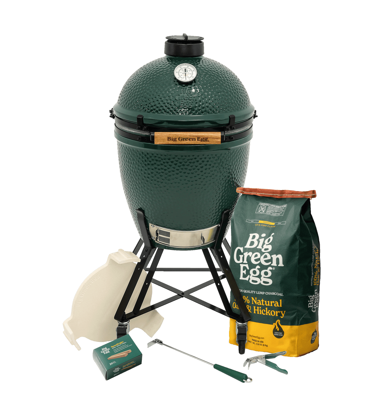 Big Green Egg Large Ceramic Kamado Grill in Nest Package