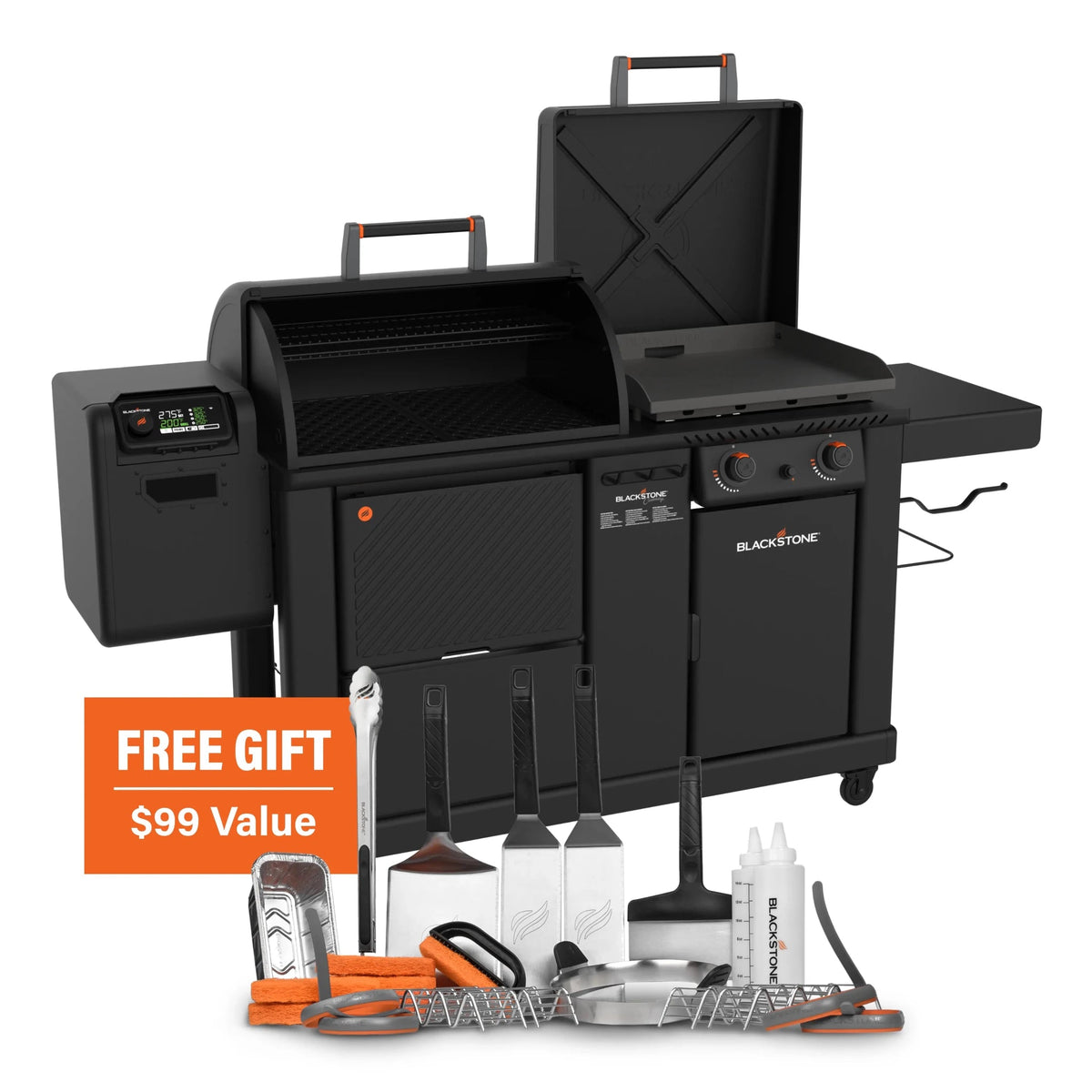 Blackstone 22" XL Griddle Pellet Grill Combo