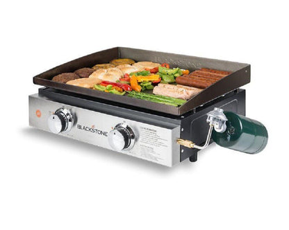 Blackstone 1666 22-inch Tabletop Griddle with Stainless Steel Faceplate