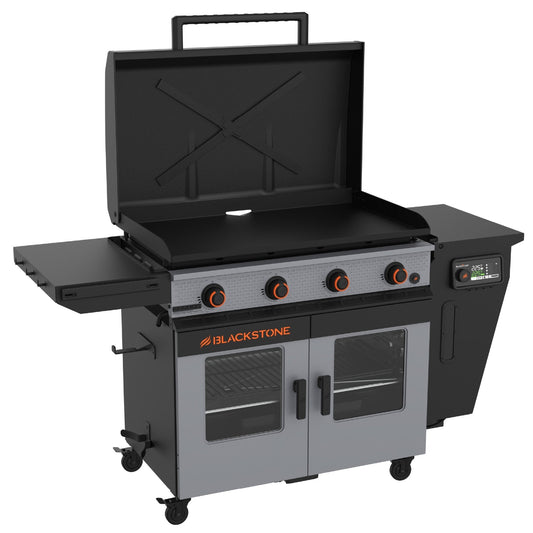 Blackstone Bronco 36” Griddle Vertical Pellet Smoker Combo