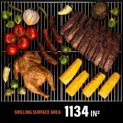 Blackstone Bronco 36” Griddle Vertical Pellet Smoker Combo