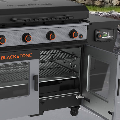 Blackstone Bronco 36” Griddle Vertical Pellet Smoker Combo