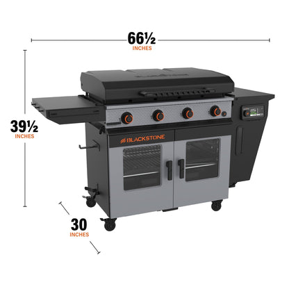 Blackstone Bronco 36” Griddle Vertical Pellet Smoker Combo