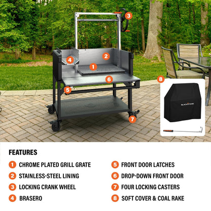 Blackstone Bronco Open Flame Grill