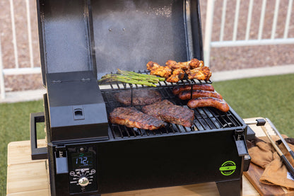 Pit Boss Portable Battery Powered Wood Pellet Grill w/ Black Handle