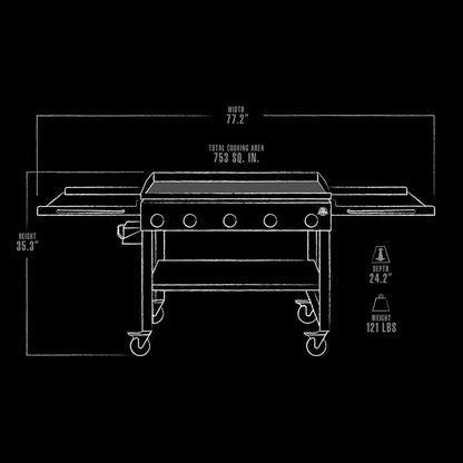 Pit Boss 5-Burner Griddle