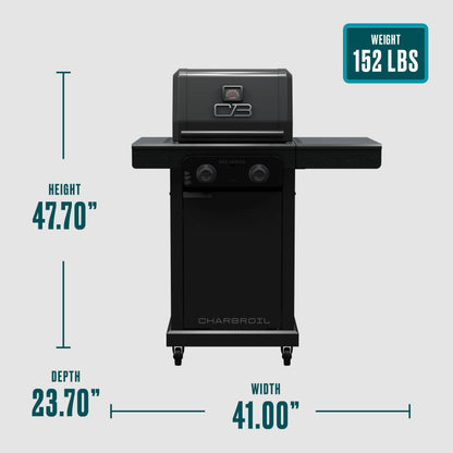Char-Broil Pro Series 2 Burner Gas Grill & Griddle