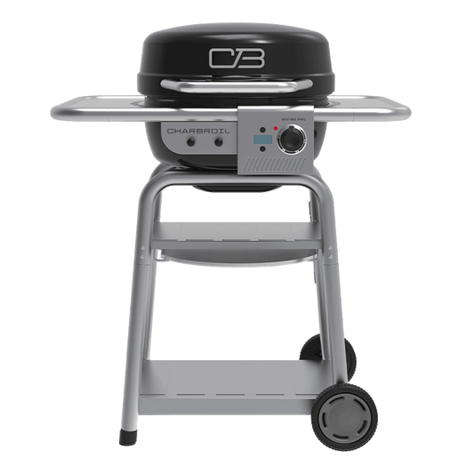 Char-Broil Bistro Pro Electric Grill & Griddle + Charcoal Mode Black