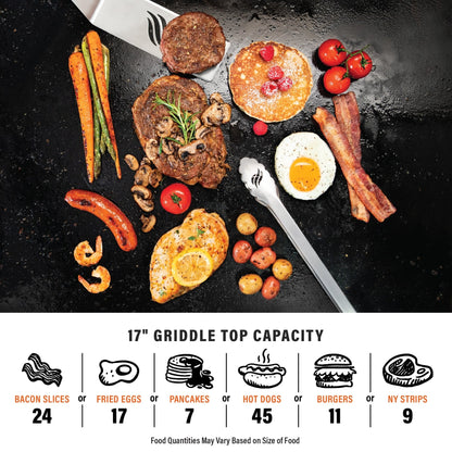 Blackstone Culinary 17” Tabletop Griddle with Hood
