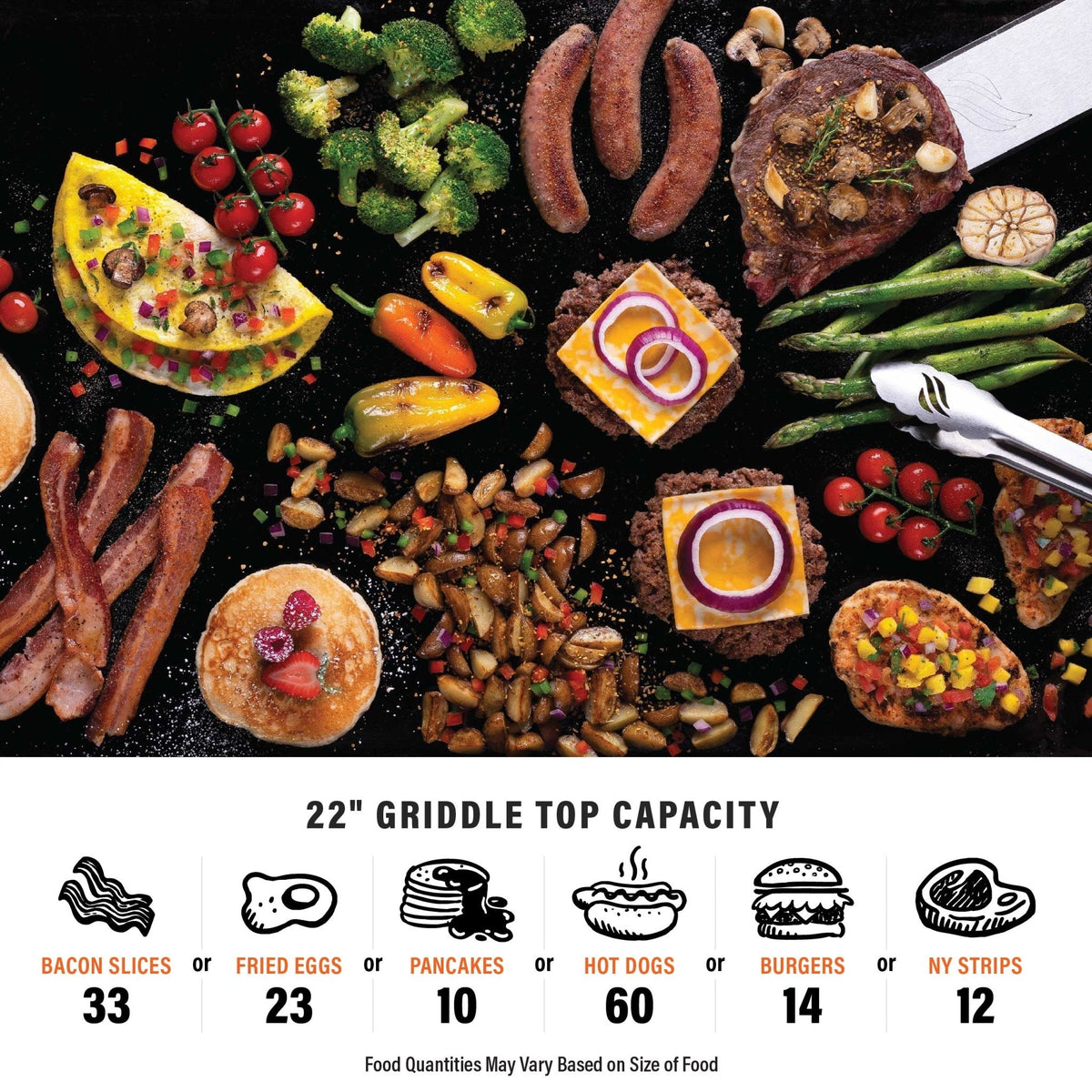 Blackstone Culinary 22” Griddle with Flexfold Legs