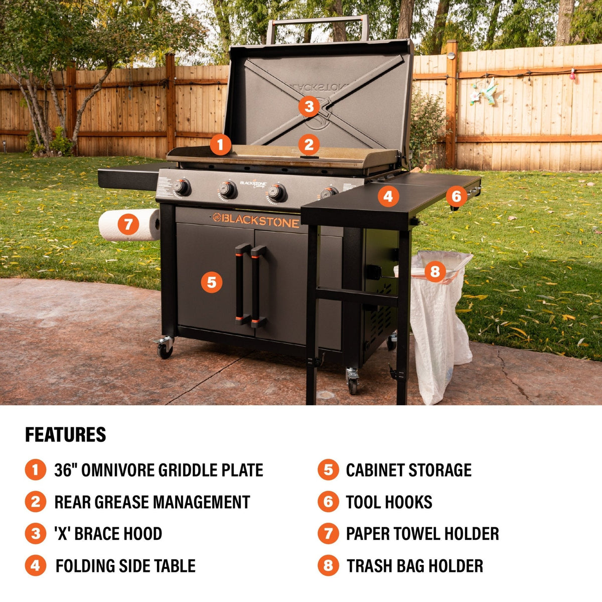 Blackstone Culinary 36" Griddle with Cabinet