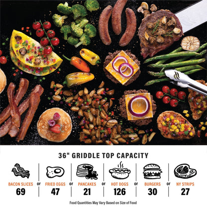Blackstone Culinary 36” Griddle with Hood