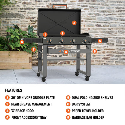 Blackstone Culinary 36” Griddle with Hood