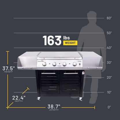 Char-Broil Vibe 535 Gas Grill - Griddle