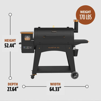 Pit Boss Austin XL 1000 Wood Pellet Grill - Onyx Edition
