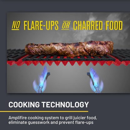 Char-Broil Performance 3B Gas Grill 375 Premium Silver