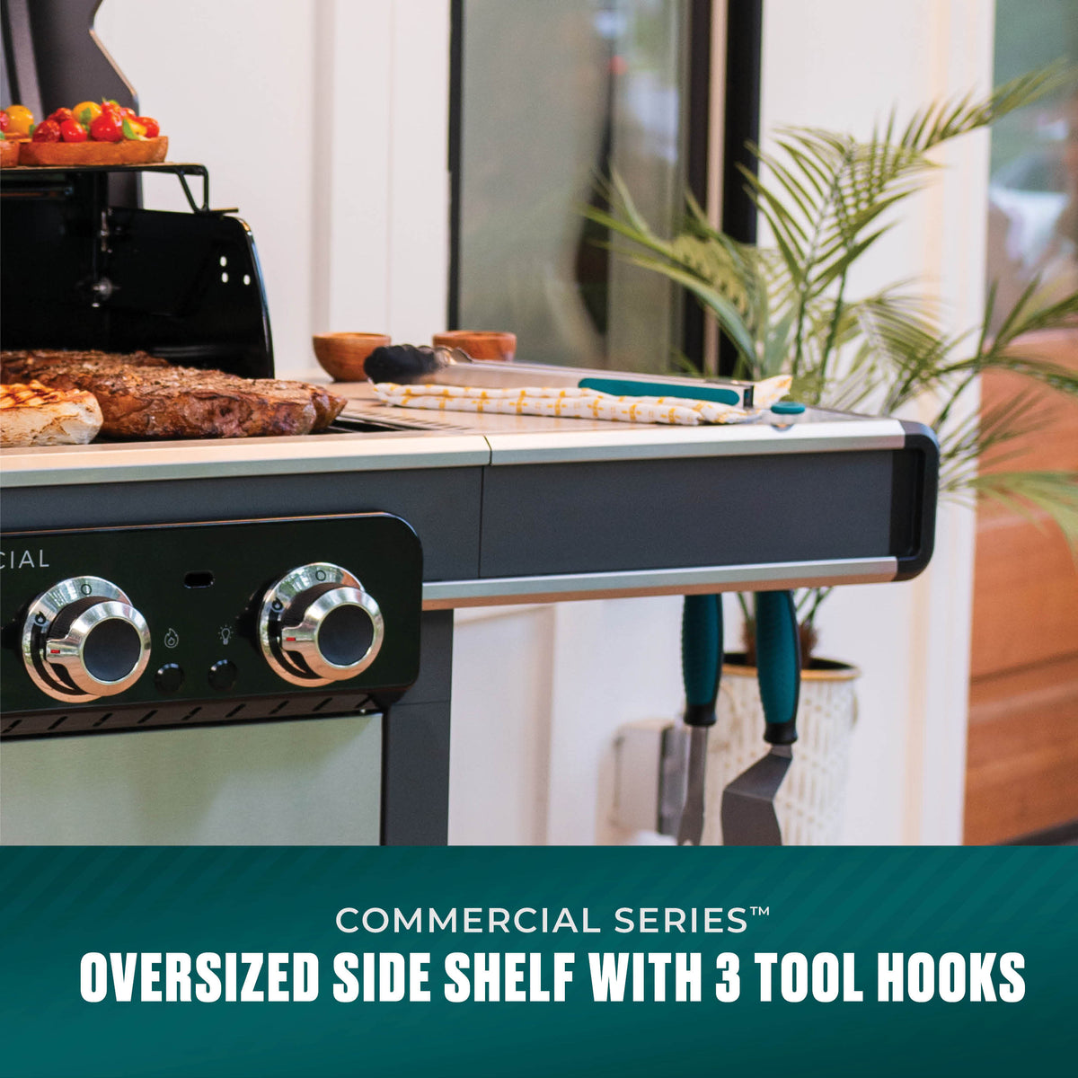 Char-Broil Commercial Series 4 Burner Gas Grill & Griddle