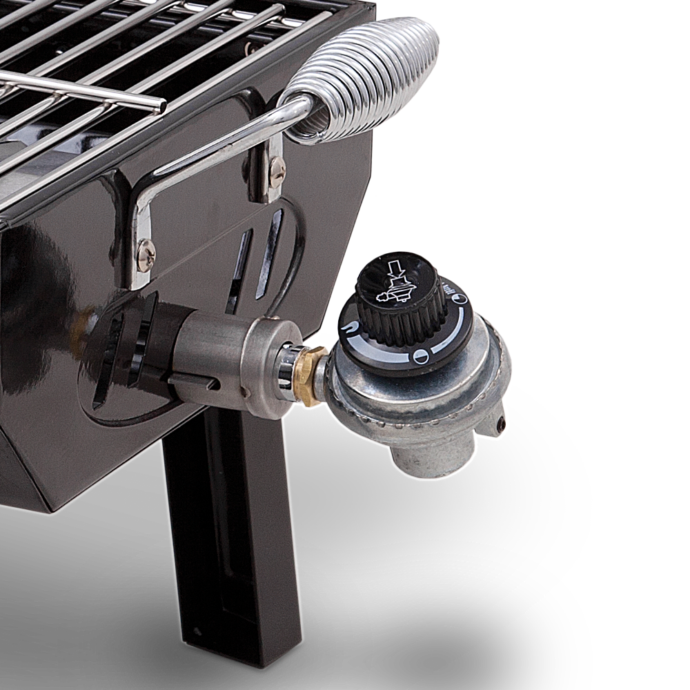 Char-Broil 1-Burner Portable Propane Gas Grill in Stainless Steel