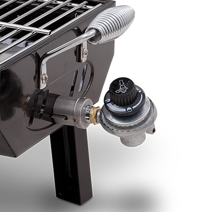 Char-Broil 1-Burner Portable Propane Gas Grill in Stainless Steel