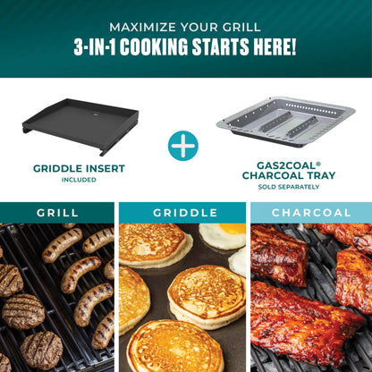 Char-Broil Pro Series 3-Burner Gas Grill and Griddle