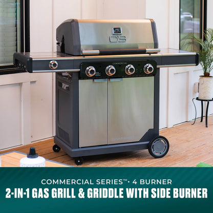 Char-Broil Commercial Series 4 Burner Gas Grill & Griddle