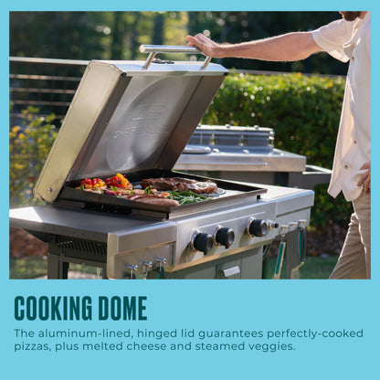 Char-Broil Versa-Tile 28" 3-Burner All-in-one Cooking Station