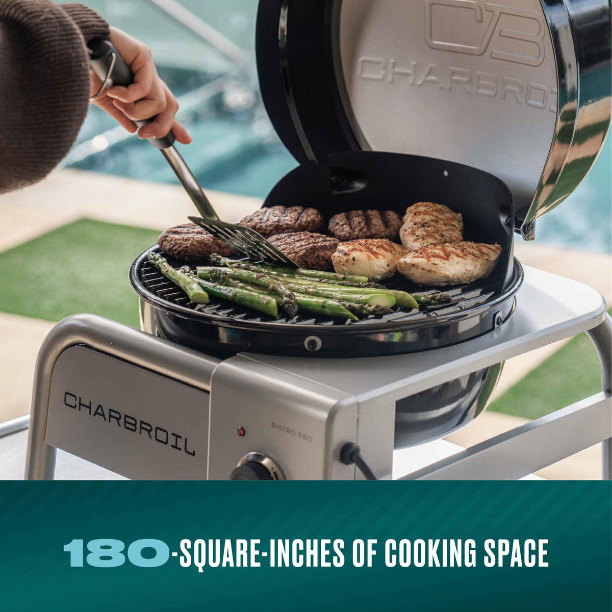 Char-Broil Bistro Pro Tabletop Electric Grill Black