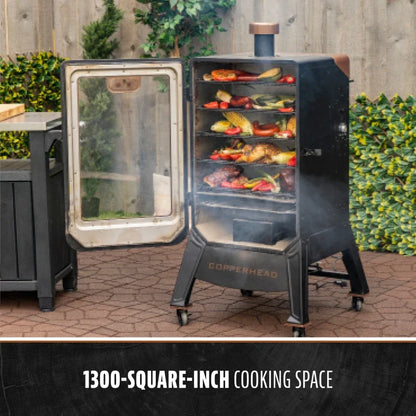 Pit Boss 4 Series Vertical Pellet Smoker - Onyx Edition