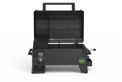 Pit Boss Portable Battery Powered Wood Pellet Grill w/ Black Handle