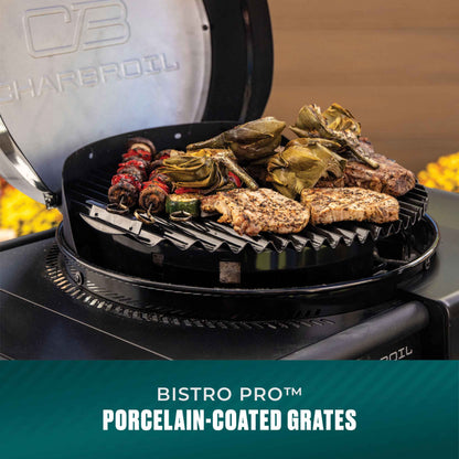 Char-Broil Bistro Pro Electric Grill + Charcoal Mode Blackout