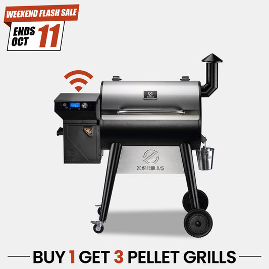 Z Grills 7002C2E WiFi - Stainless Steel Pellet Grill