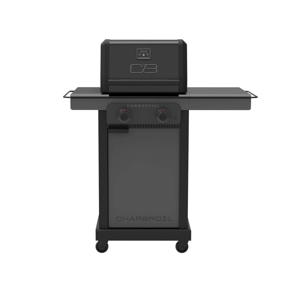Char-Broil Commercial Series 2 Burner Gas Grill & Griddle (Black)