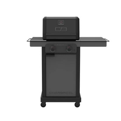 Char-Broil Commercial Series 2 Burner Gas Grill & Griddle (Black)
