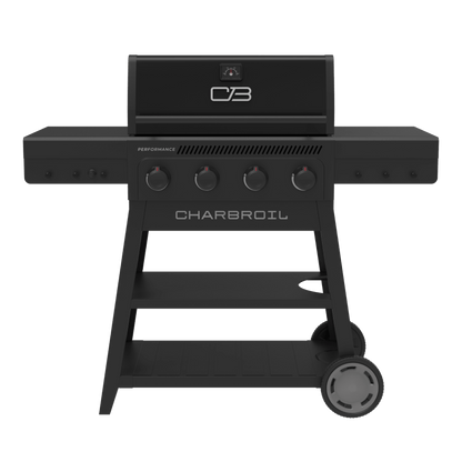 Char-Broil Performance Series 4-Burner Gas Grill with FlavorMax (Cart, Blackout)