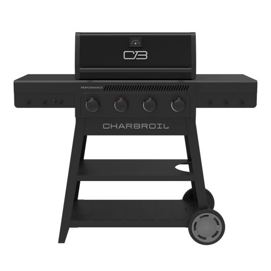 Char-Broil Performance Series 4-Burner Gas Grill with FlavorMax (Cart, Blackout)