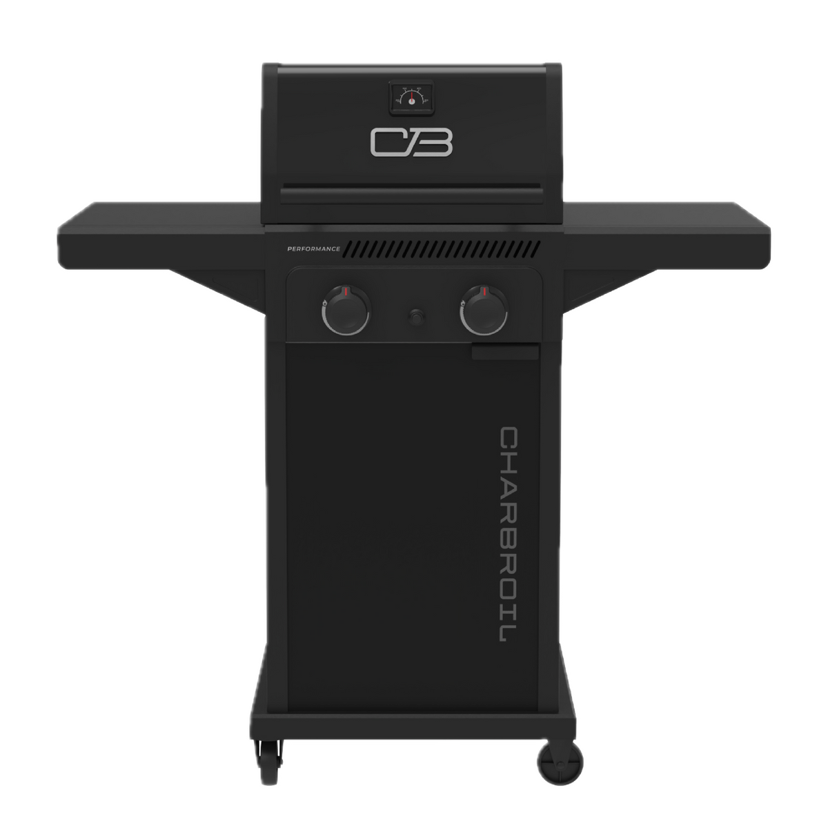 Char-Broil Performance Series FlavorMax 2-Burner Gas Grill, Cabinet, Black