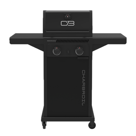 Char-Broil Performance Series FlavorMax 2-Burner Gas Grill, Cabinet, Black