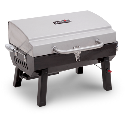 Char-Broil 1-Burner Portable Propane Gas Grill in Stainless Steel