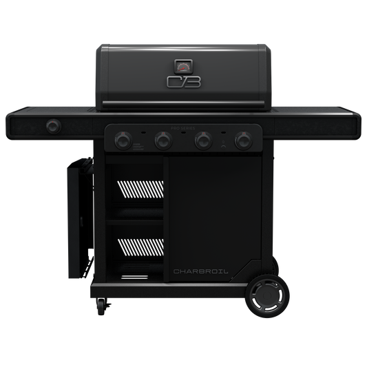 Char-Broil Pro Series 4-Burner Gas Grill and Griddle with Side Burner
