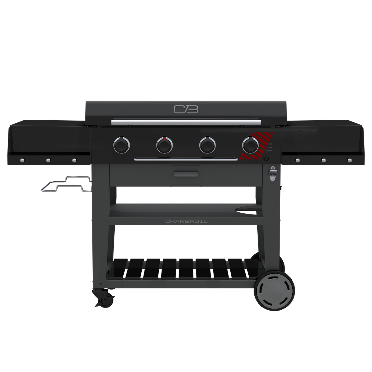 Char-Broil Performance Series 4-Burner Gas Griddle, Cart, Black