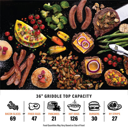 Blackstone Iron Forged 36” Griddle with Cabinet