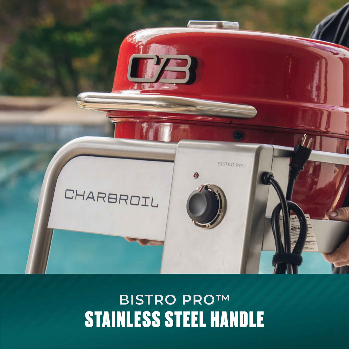 Char-Broil Bistro Pro Tabletop Electric Grill Red