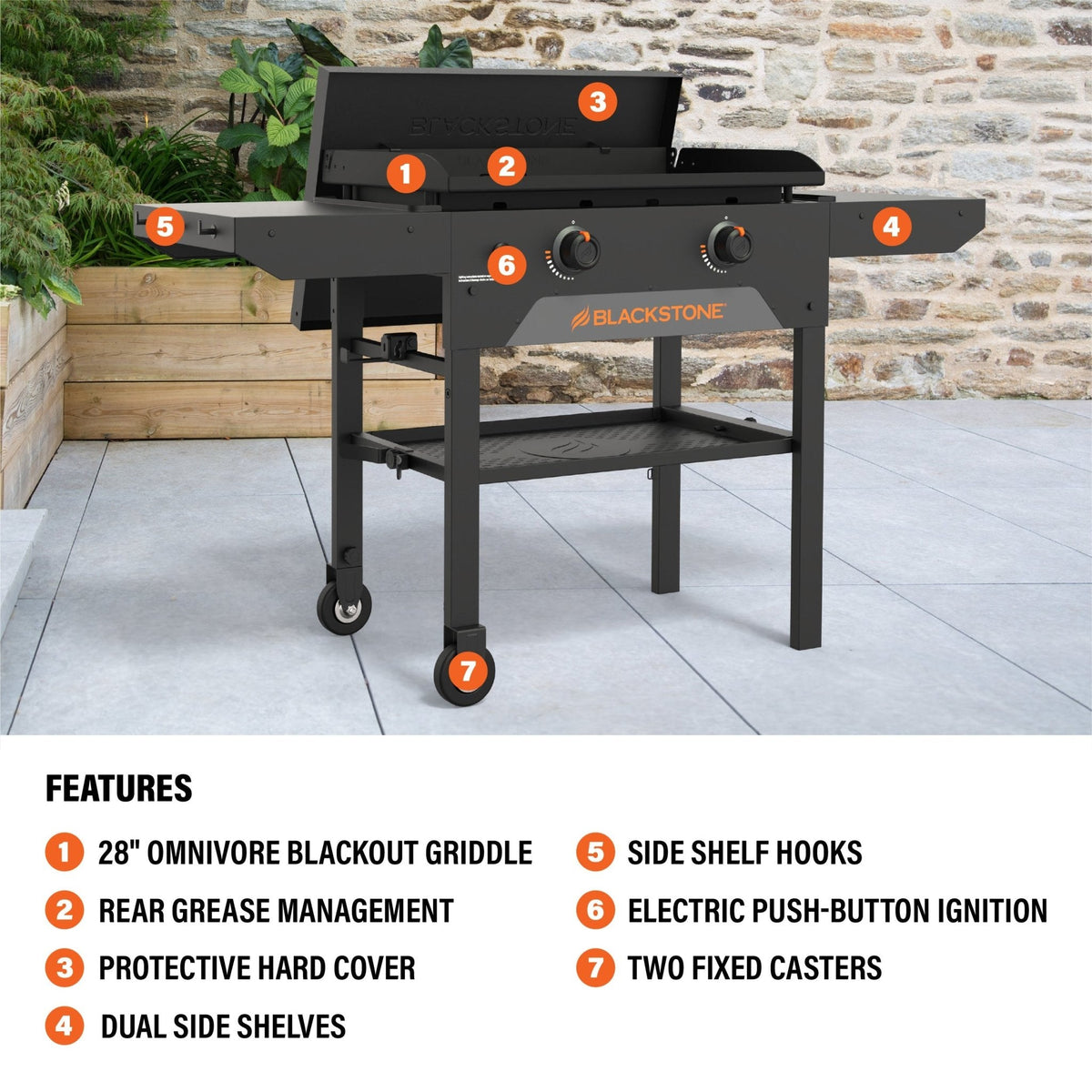 Blackstone Original 28” Griddle with Hard Cover