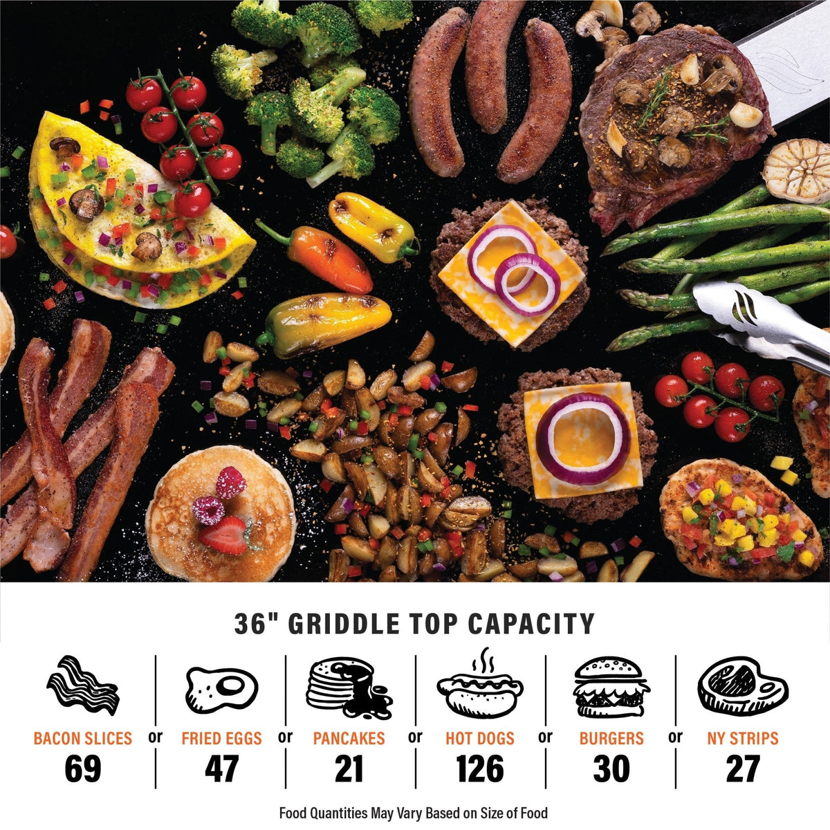 Blackstone 36” Griddle Airfryer Combo (Natural Gas)
