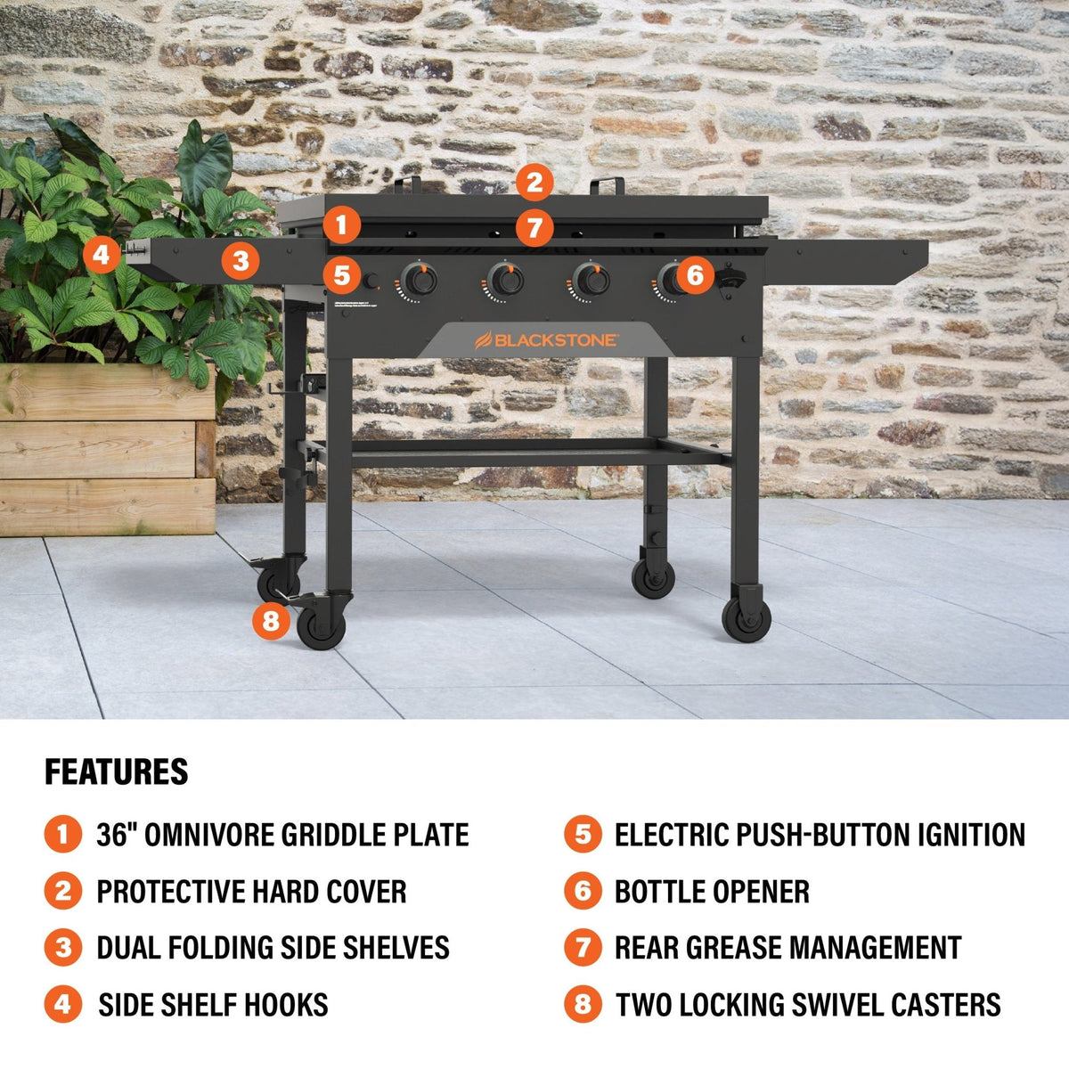 Blackstone Original 36” Griddle with Hard Cover