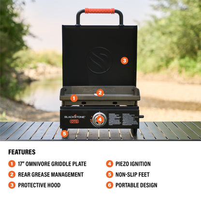 Blackstone 17" Tabletop Griddle with Hood