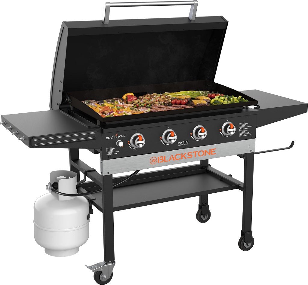 Blackstone Patio 36in Cart Griddle W/Hood-Black