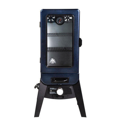 Pit Boss 3-Series Blue Hammertone Analog Vertical Smoker - PBV3A1