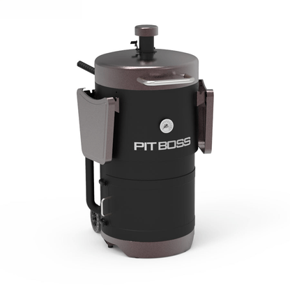 Pit Boss Mahogany Champion Barrel Charcoal Smoker - PBV24CB
